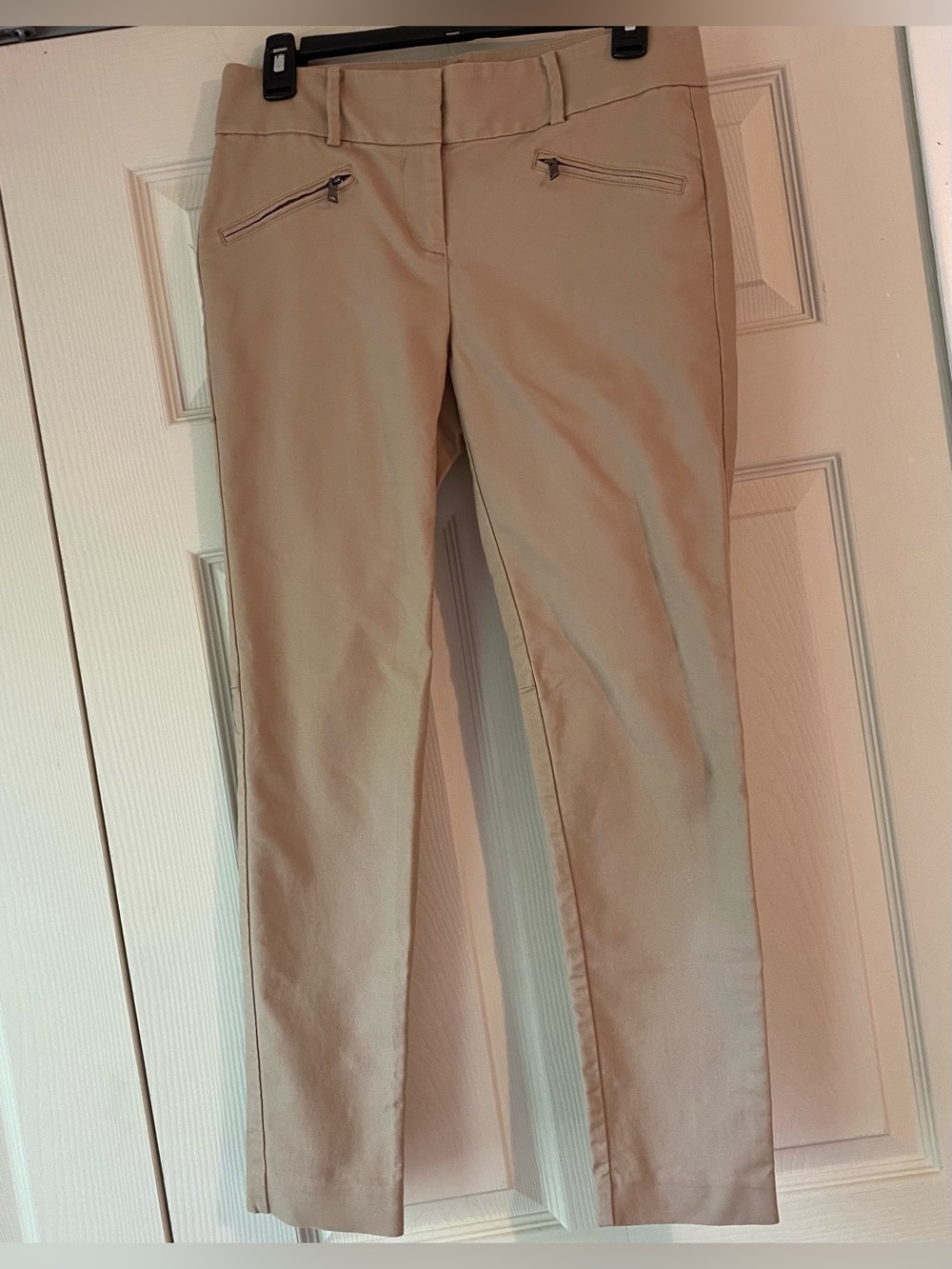 Ann Taylor Khaki Slim Ankle Pants